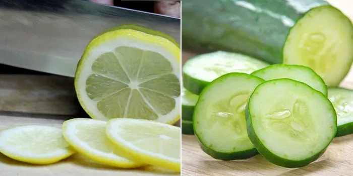 Mặt nạ dưa chuột và chanh - mặt nạ trị thâm mụn hiệu quả