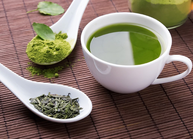 Trong trà xanh chứa hàm lượng cao các chất chống oxy hóa