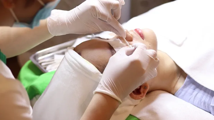 Nặn mụn đúng cách tại các cơ sở da liễu