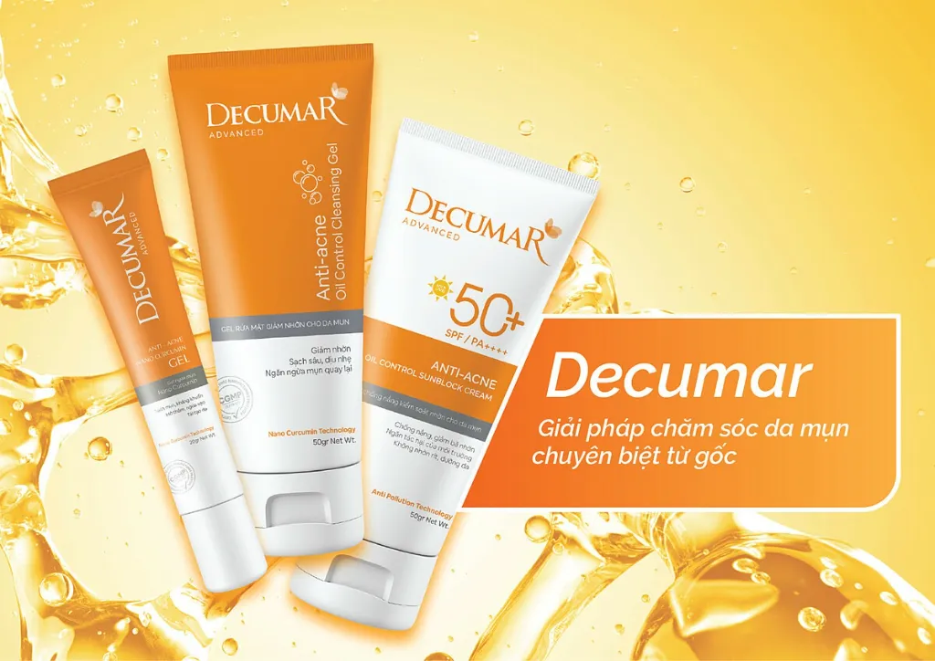 Gel trị mụn Decumar Advanced