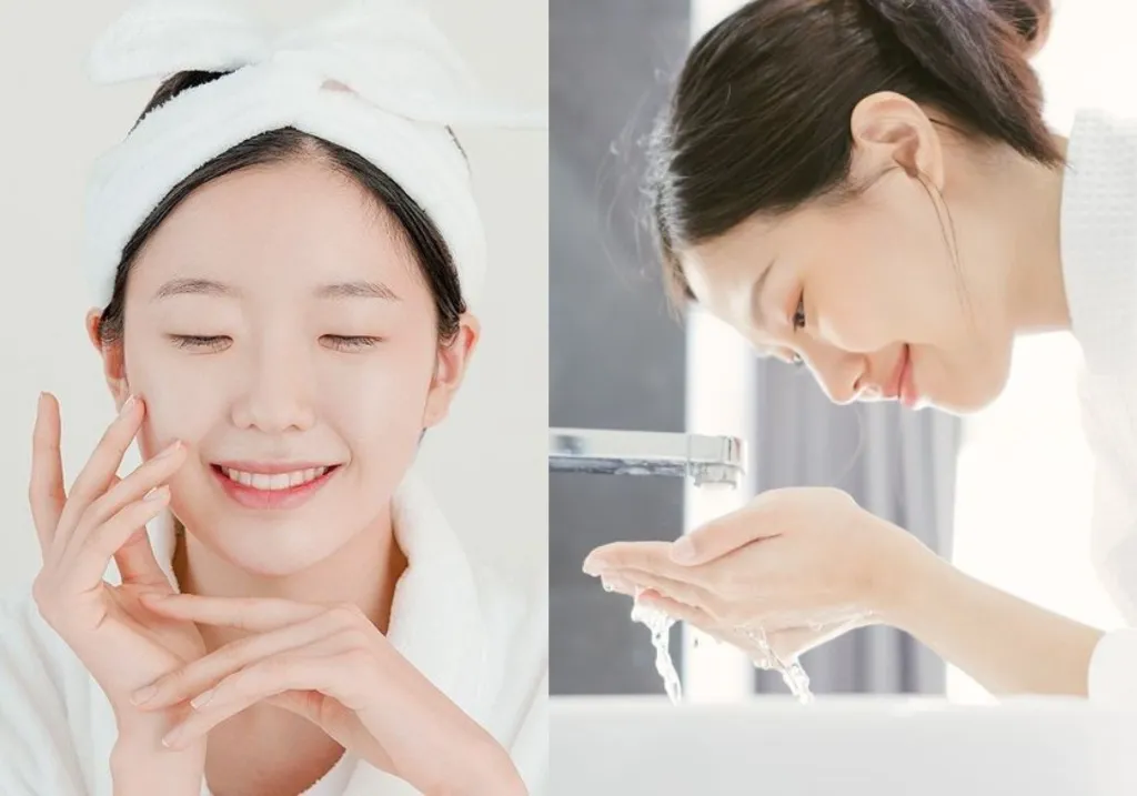 Rửa mặt bằng nước ấm có hết mụn không