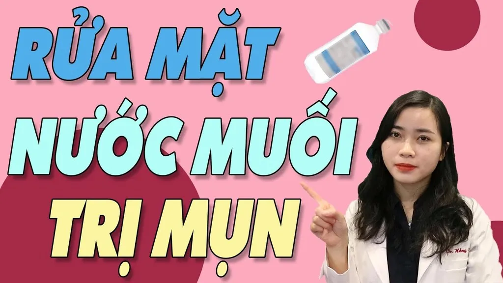 Tổng hợp các công dụng trị mụn của nước muối sinh lý