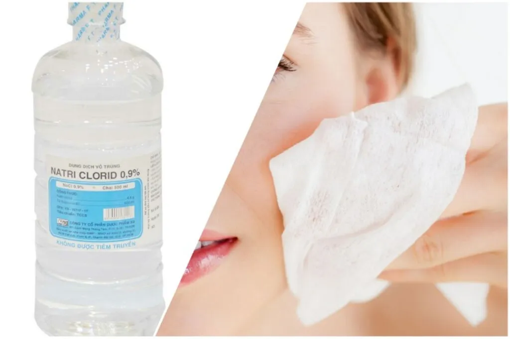 Không nên dùng nước muối sinh lý thường xuyên