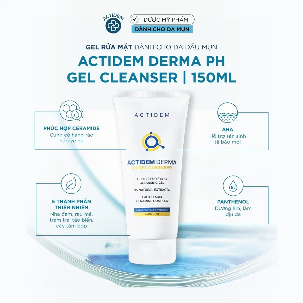 Thương hiệu Actidem đang được đánh giá cao về các sản phẩm giảm mụn
