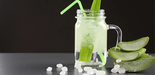 Nước uống nha đam đường phèn giúp làm mát cơ thể