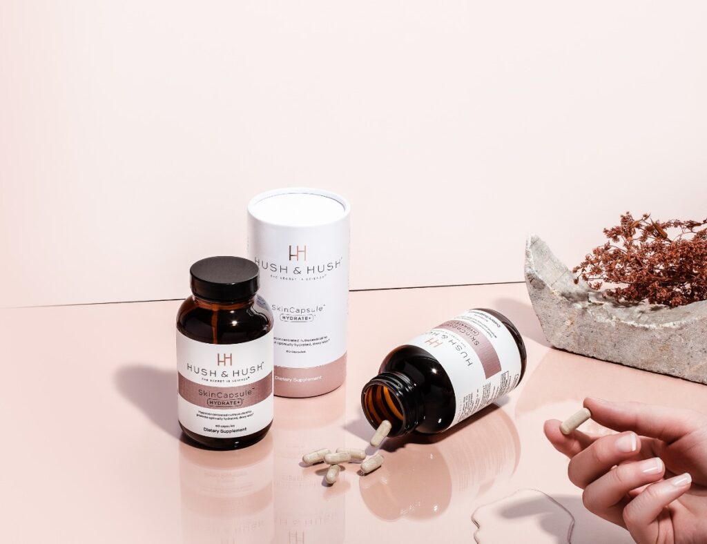 Viên uống để giảm mụn Image Hush & Hush SkinCapsule Clear+