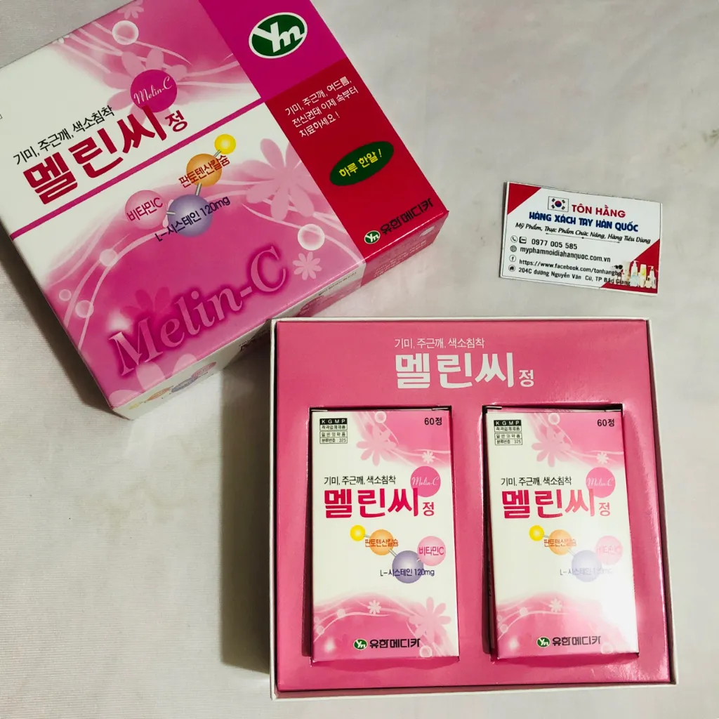 viên uống trị thâm nám