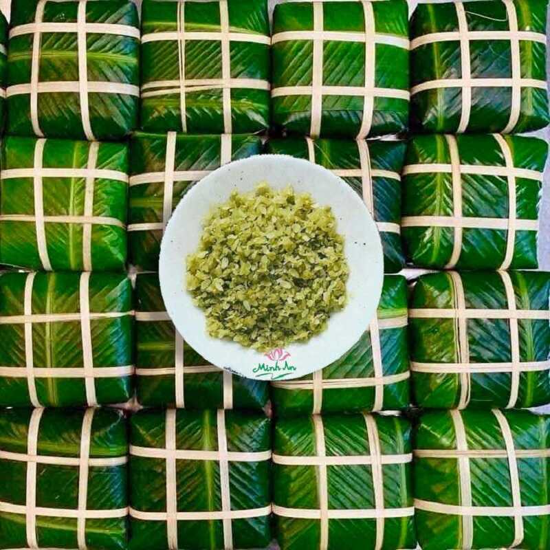 Bánh chưng cốm Mễ Trì