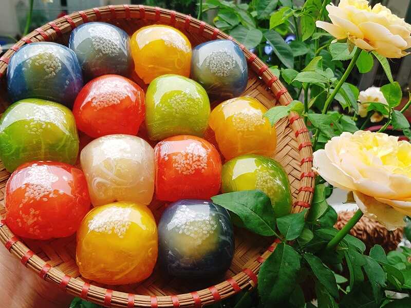 Bánh xu xê ngũ sắc