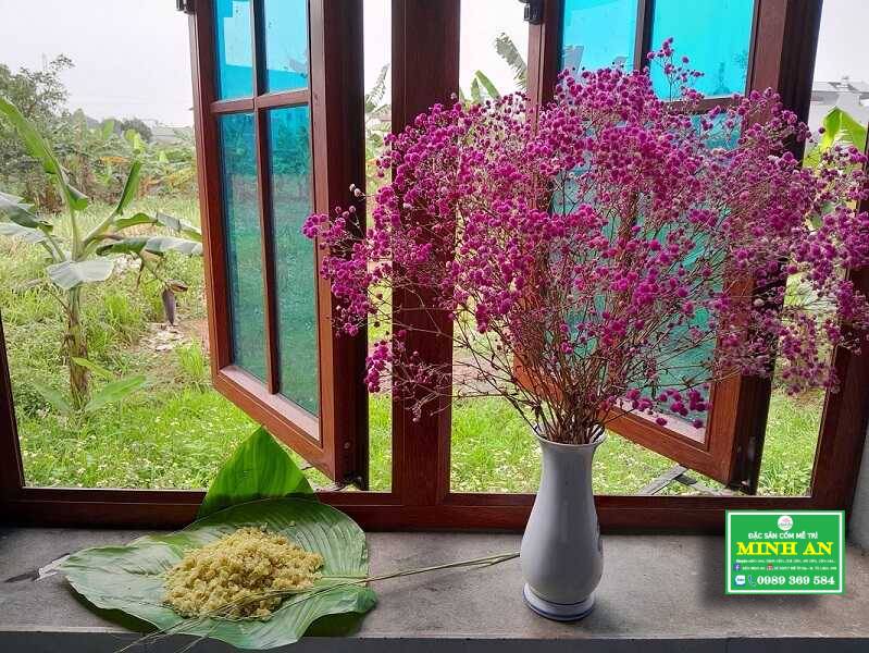 Cốm non cốm tươi Mễ Trì
