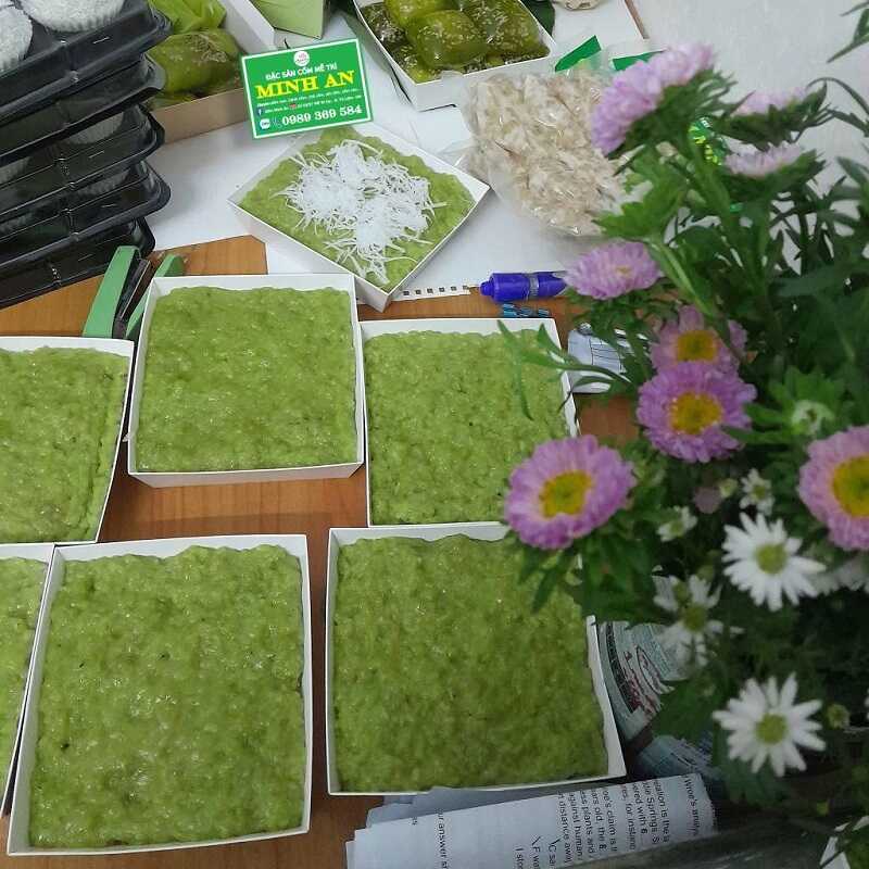 Cốm xào dừa sợi tươi