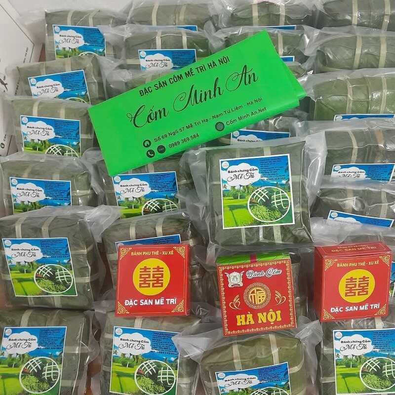 Bánh chưng cốm Mễ Trì