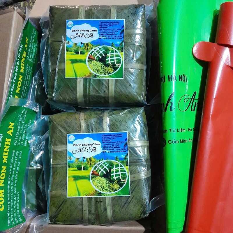 Bánh chưng cốm Mễ Trì