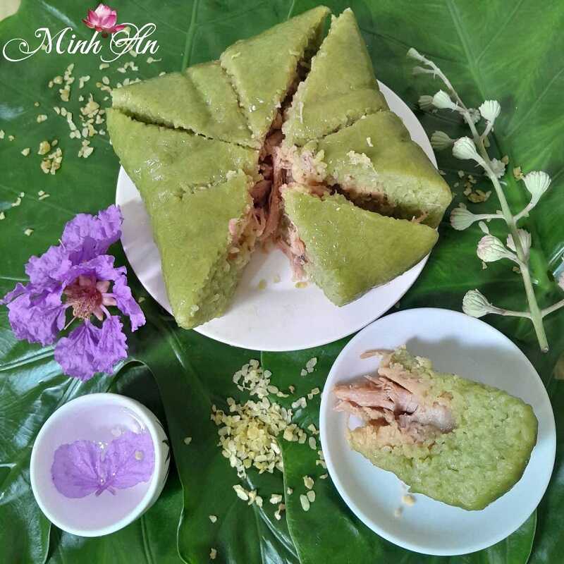 Bánh chưng cốm Mễ Trì
