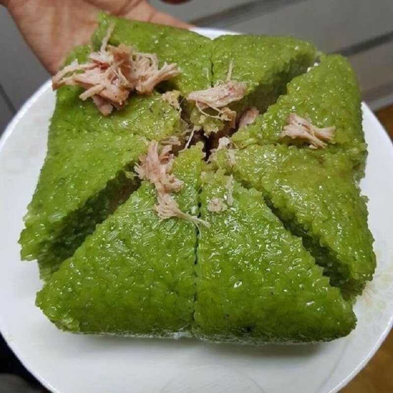 Bánh chưng cốm Mễ Trì