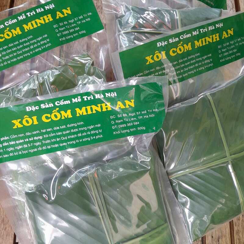 Xôi cốm sen dừa