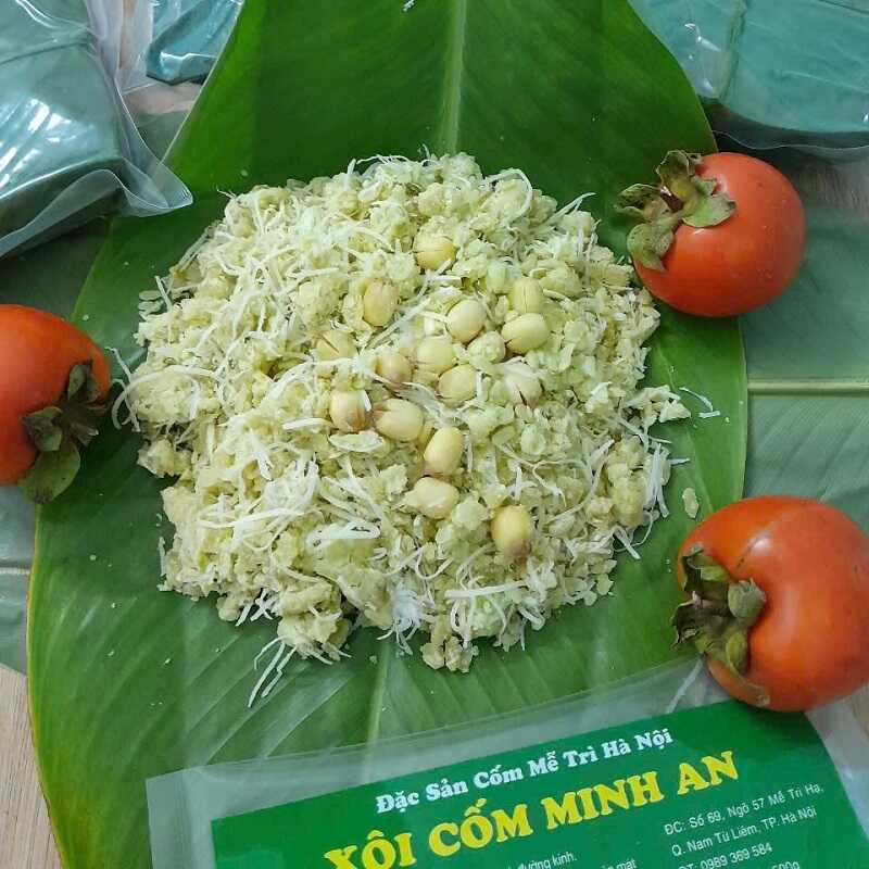 Xôi cốm sen dừa