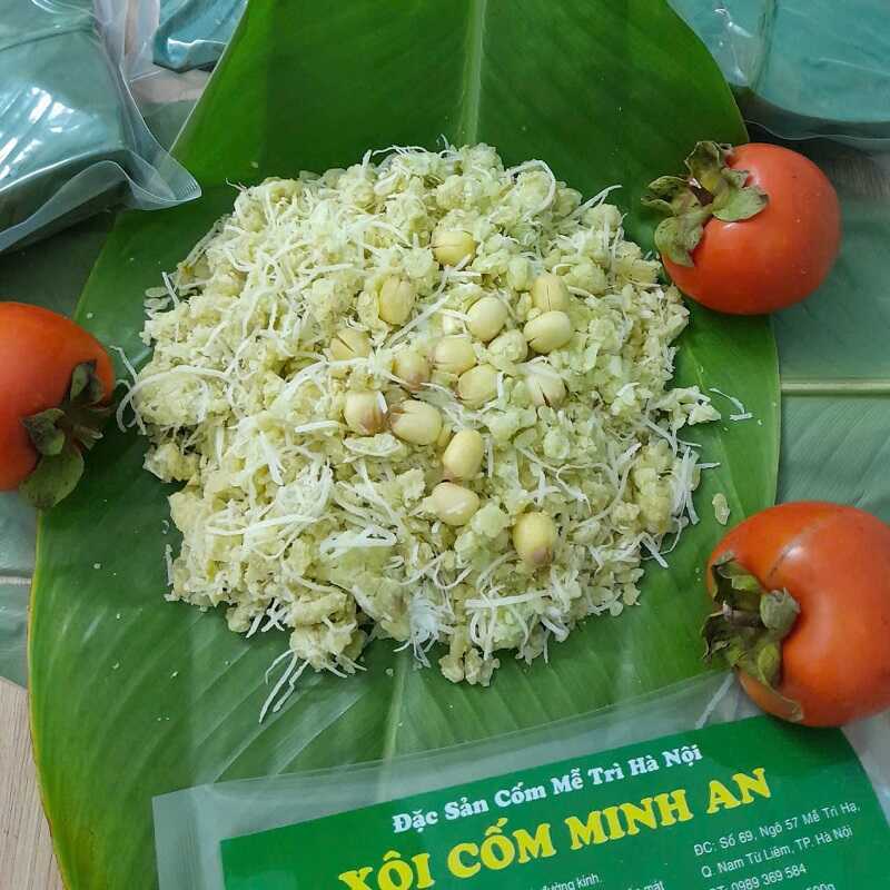 Xôi cốm sen dừa