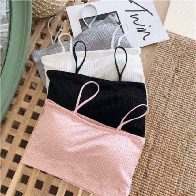 Áo bra tăm cotton
