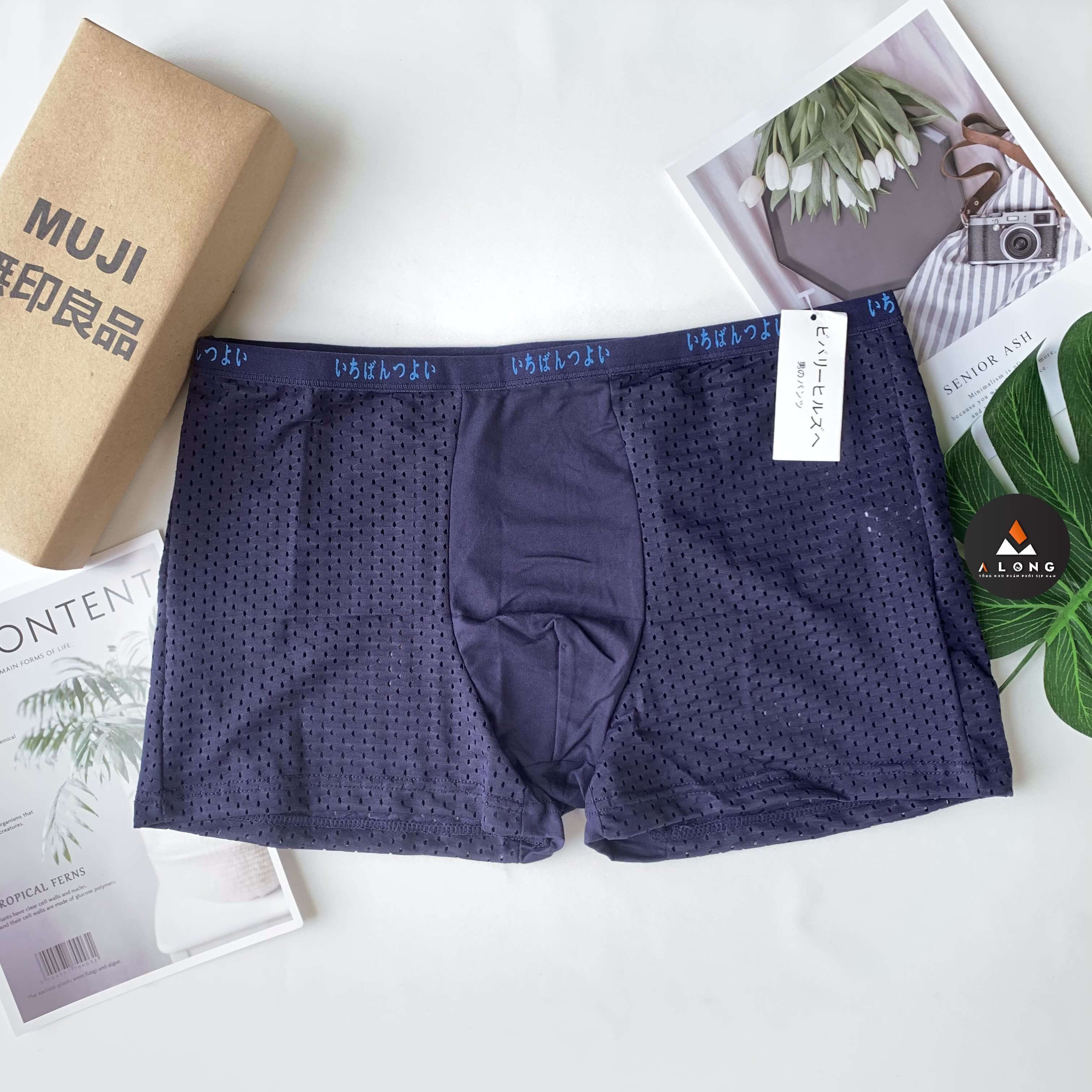 Quần Muji đùi thông hơi