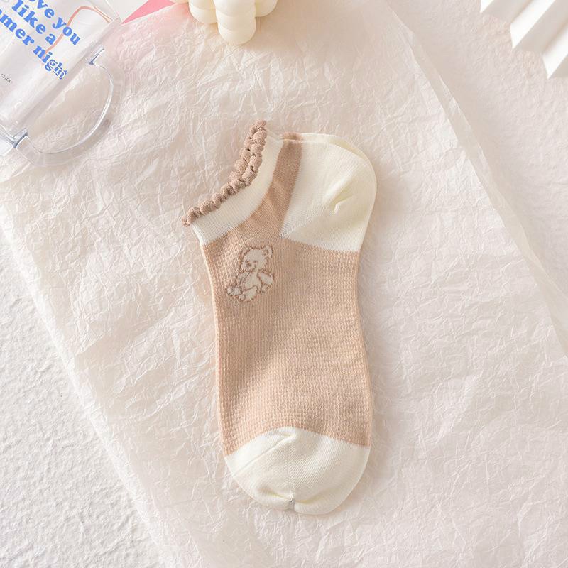 Tất gấu tim cổ rum