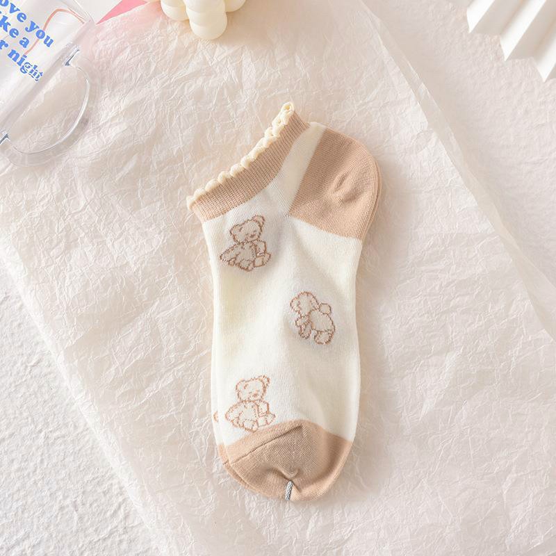 Tất gấu tim cổ rum