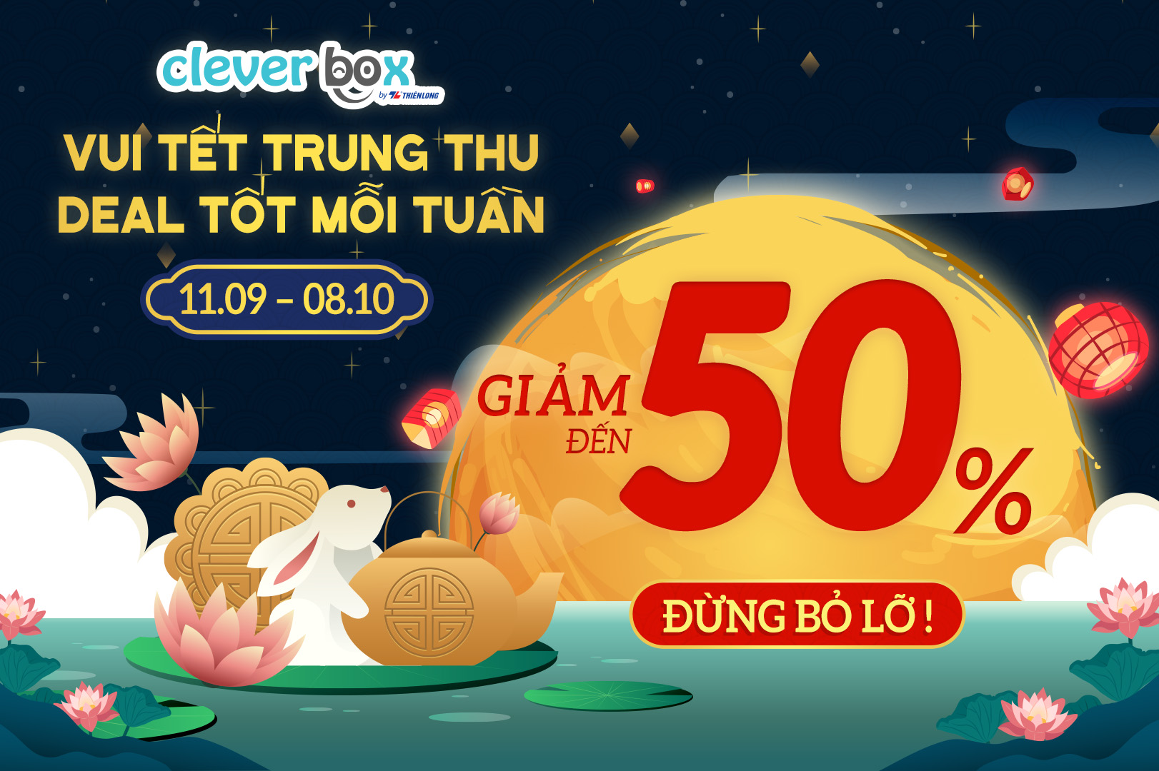 🥮11.09 - 08.10| VUI TẾT TRUNG THU - DEAL TỐT MỖI TUẦN