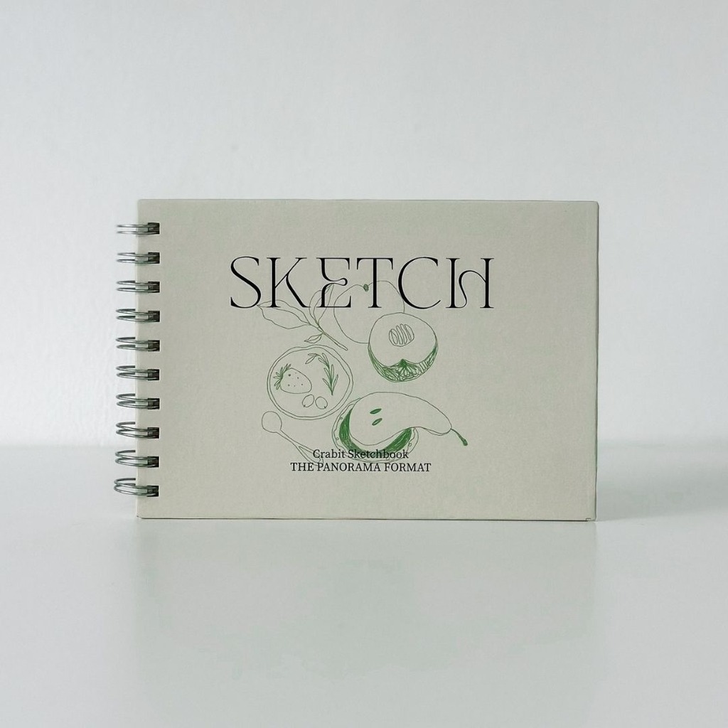 Sổ Sketchbook A4, A5 190gsm Crabit Vẽ Phát Thảo