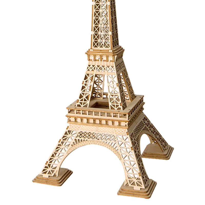 Mô Hình Lắp Ráp Gỗ 3D Robotime Rolife Tháp Eiffel - Night of the Eiffel Tower