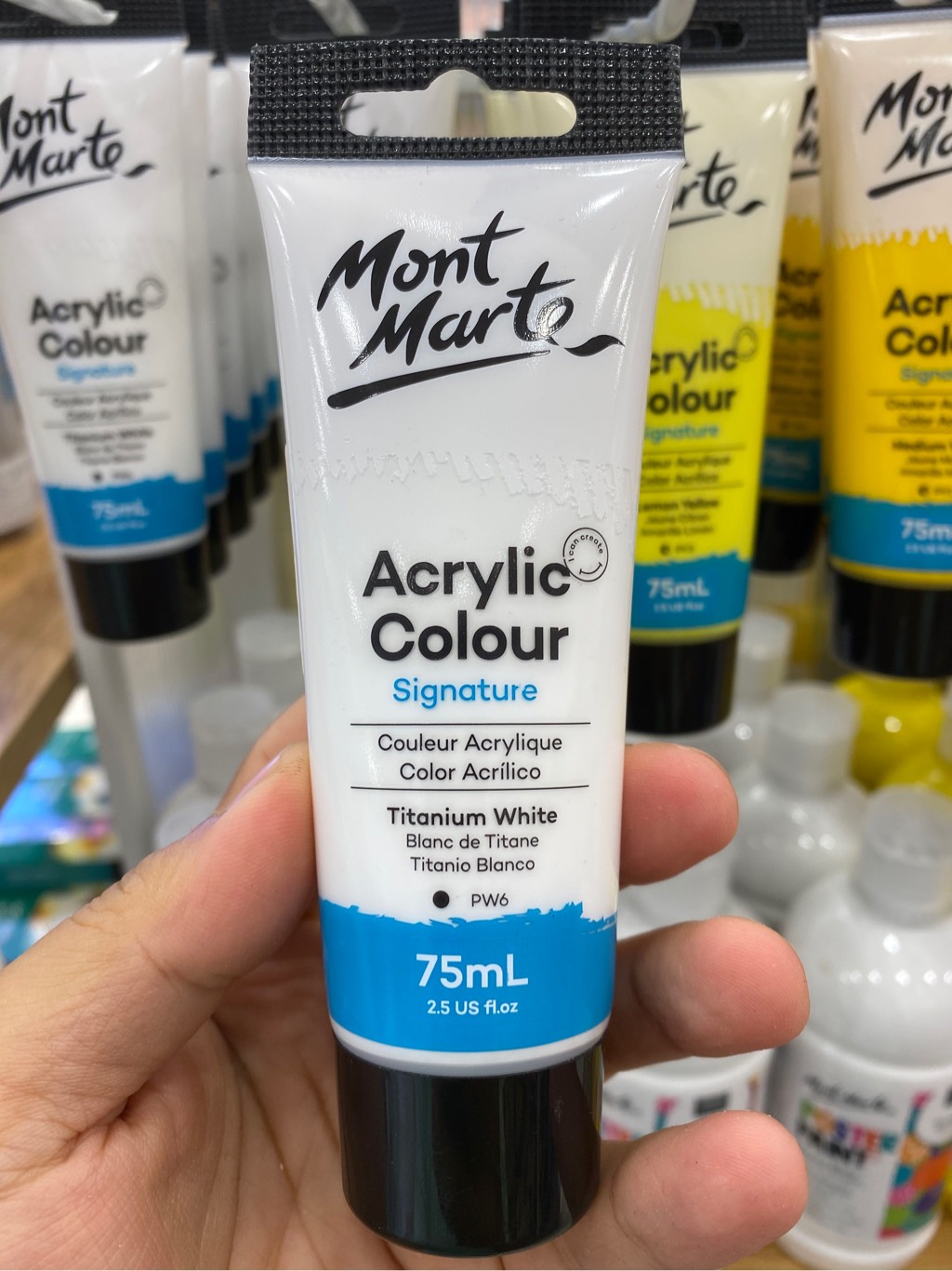 Màu Acrylic MM 75ml Ti.White MSCH7501