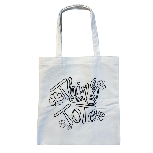 Túi Canvas Trắng 38X34.5Cm Think Tote