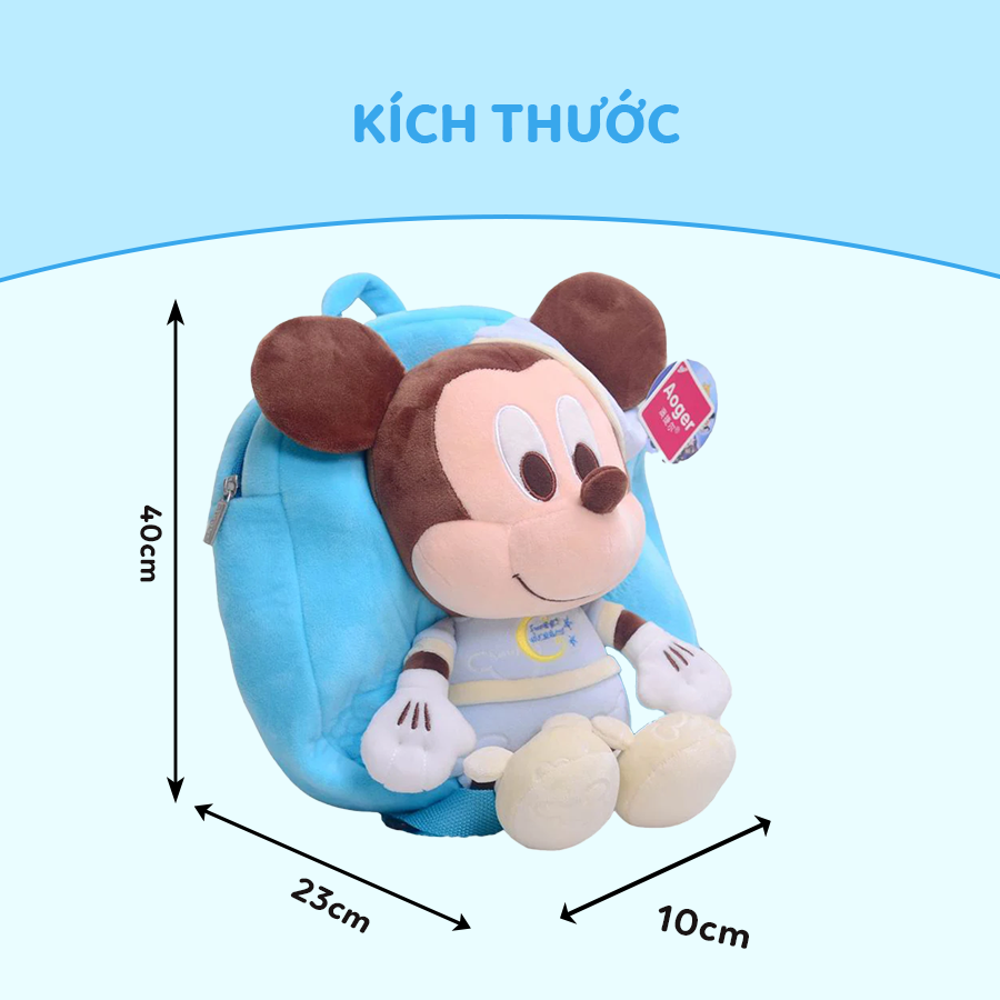 Balo Cho Bé Mầm Non Hoạt Hình Disney Chuột Mickey