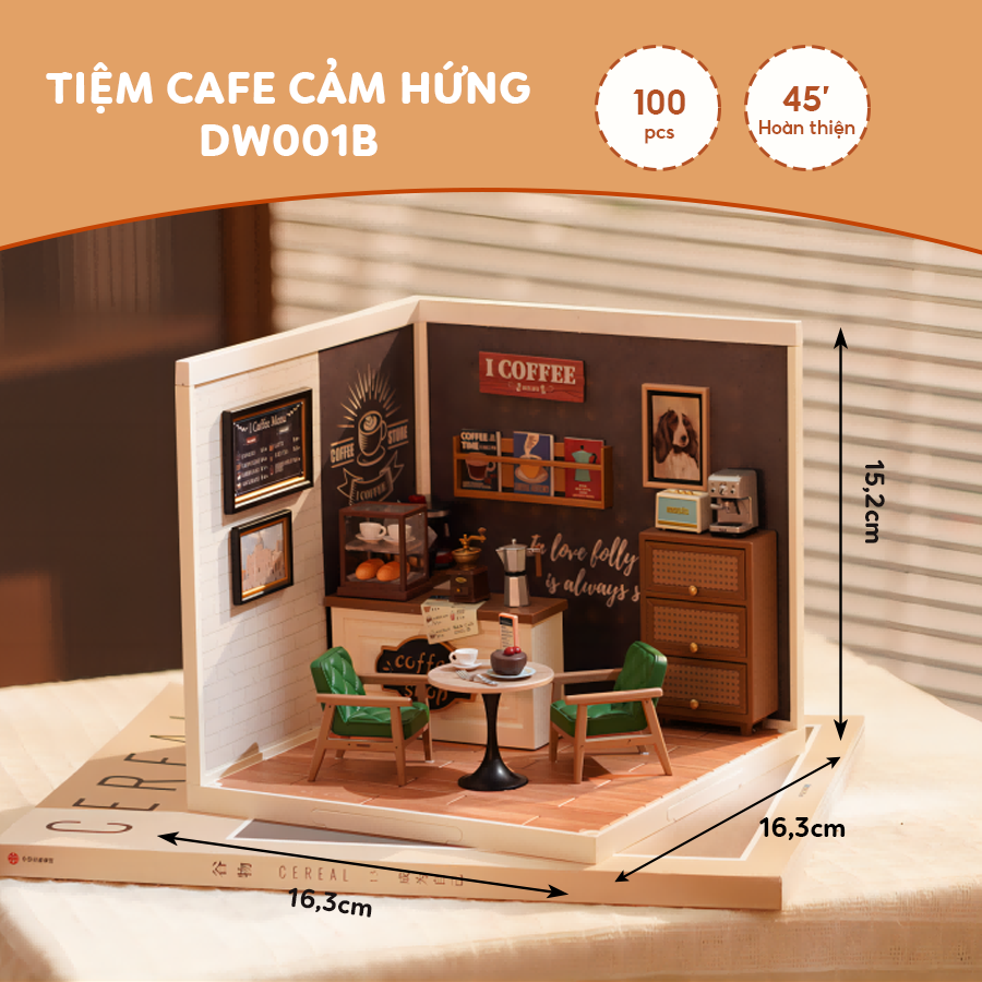 Mô Hình Lắp Ghép Nhà Búp Bê Robotime Rolife Super Creator DIY Miniature House