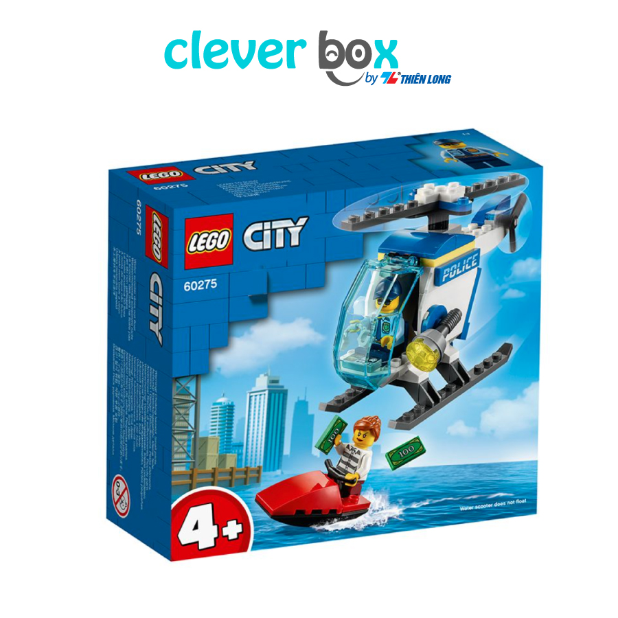 Đồ Chơi Lắp Ráp Sáng Tạo Lego City - Trực Thăng Truy Bắt Trên Biển 60275 (51 Chi tiết)
