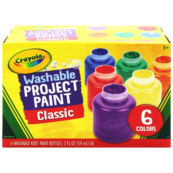 Bộ 6 Màu Nước Crayola Có Thể Rửa Được