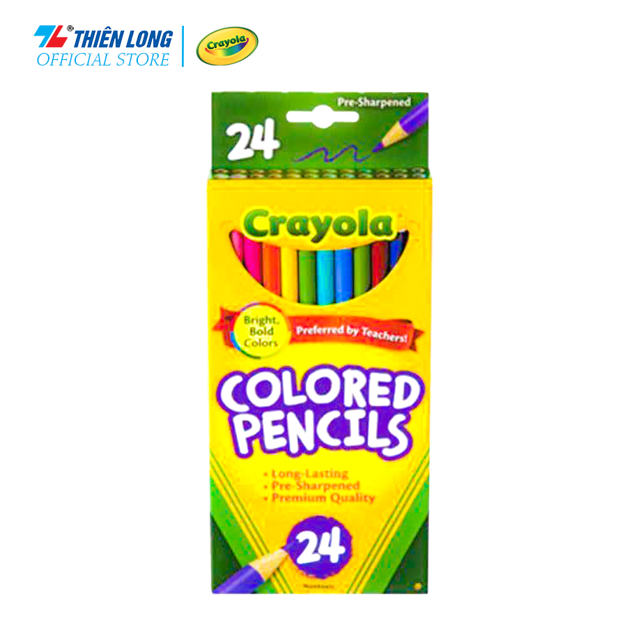 Hộp 24 cây chì màu Crayola Colored Pencils