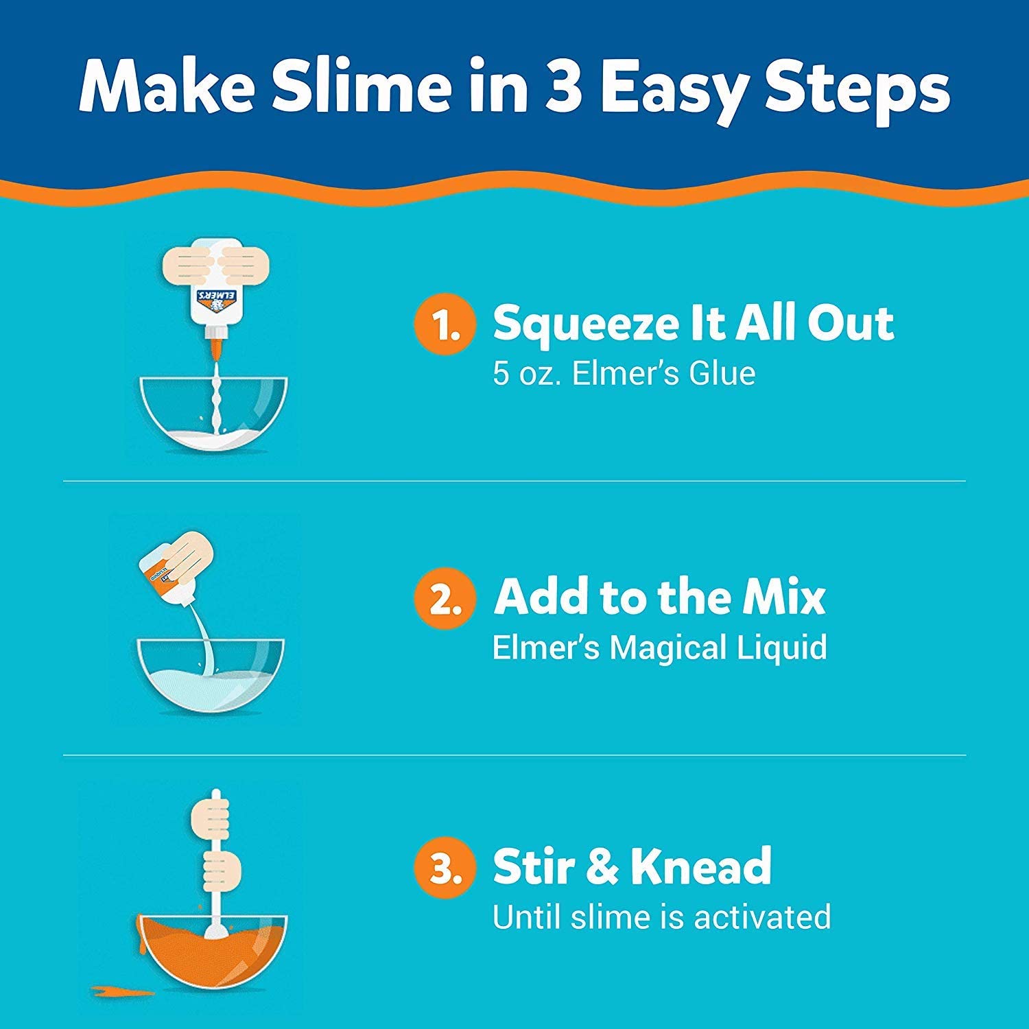 Đồ Chơi Sáng Tạo Slime Elmer's - Bộ mini Slime Kit Trong