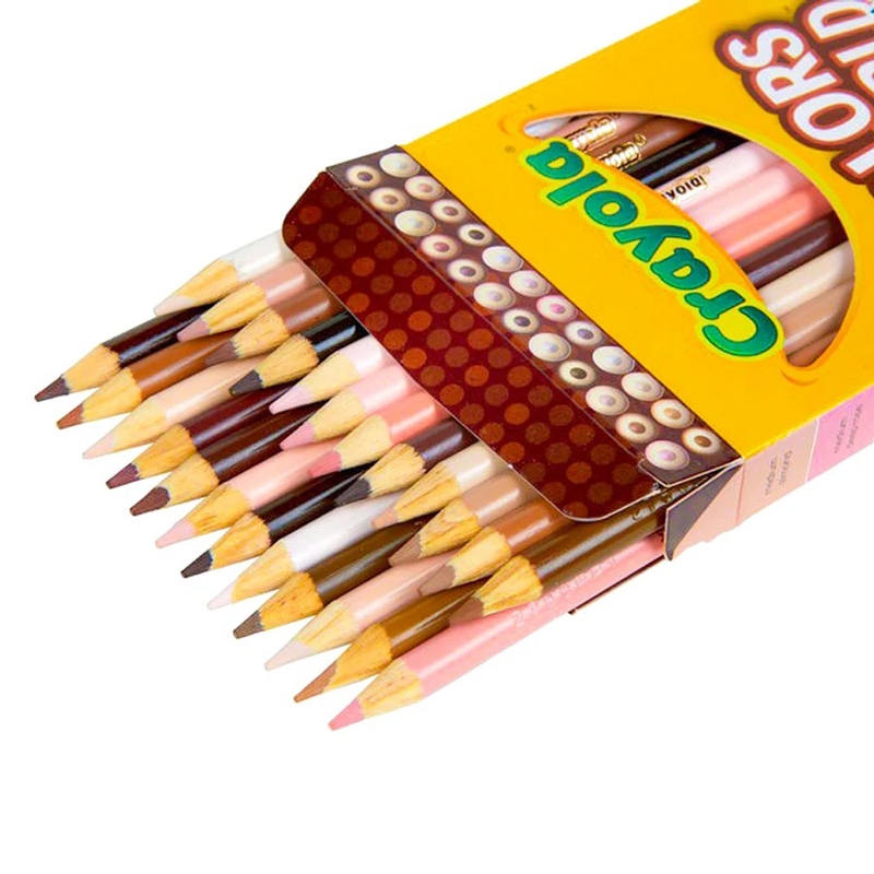 Hộp 24 Cây Chì Màu Crayola World Skin Tone