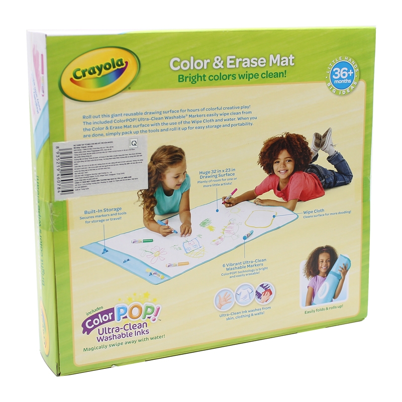 Bộ Thảm Tập Tô Màu Cho Bé Crayola Color And Erase Mat