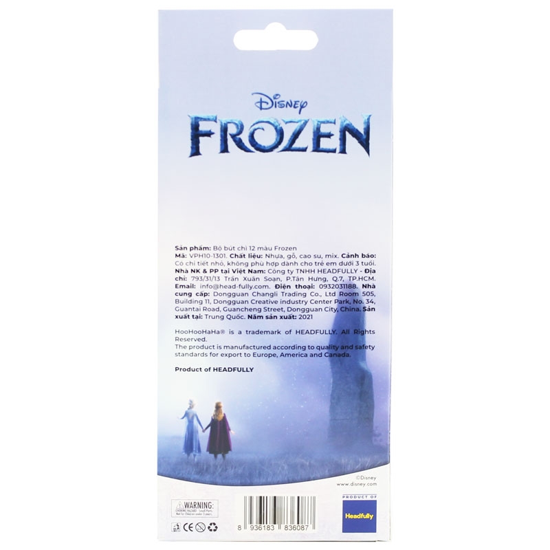 Bộ bút chì 12 màu Frozen VPH10-1301