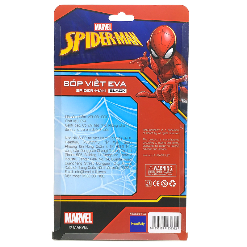 Bóp Viết EVA Spiderman Black VPH03-1300