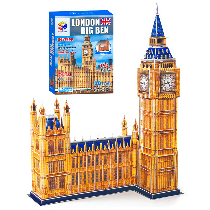 Đồ Chơi Xếp Hình 3D Magic Puzzle - Tháp Đồng Hồ Big Ben