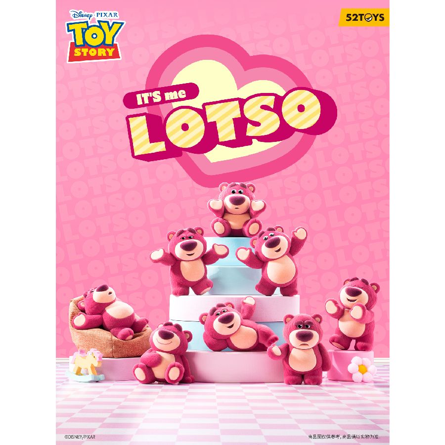 Blind Box Gấu Dâu 52TOYS Lotso It's Me (1 Box Ngẫu Nhiên)