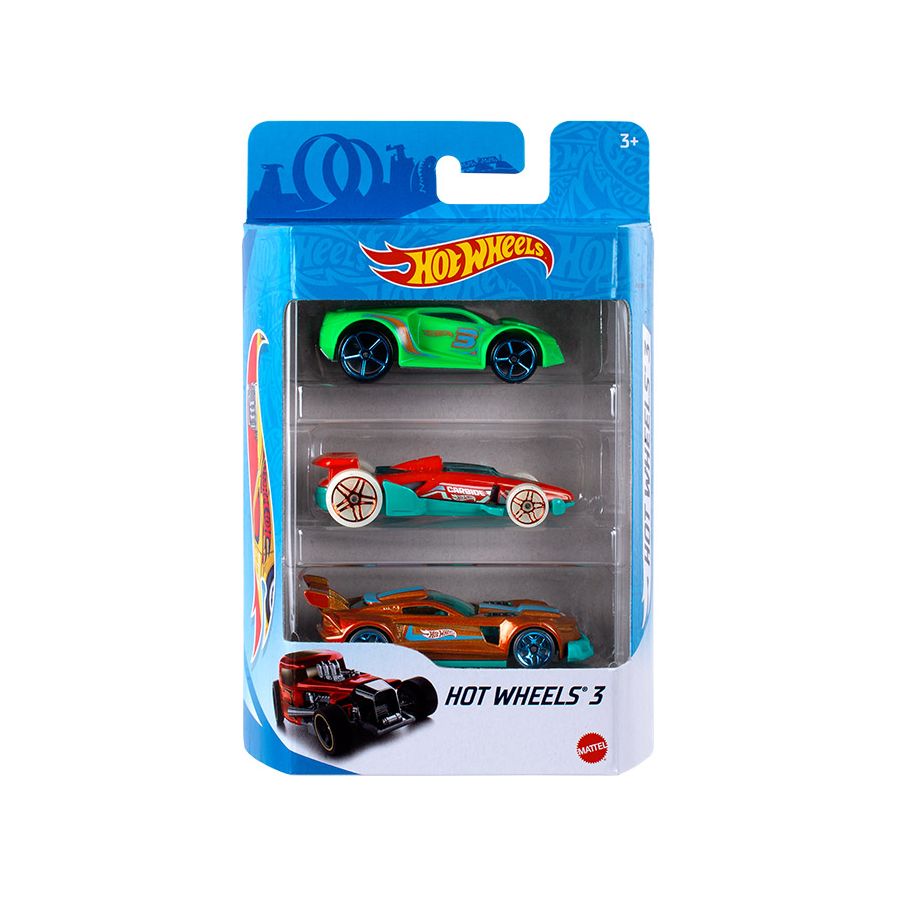 Đồ Chơi Xe Diecast Hot Wheels - Bộ 3 Siêu Xe (Giao Mẫu Ngẫu Nhiên)