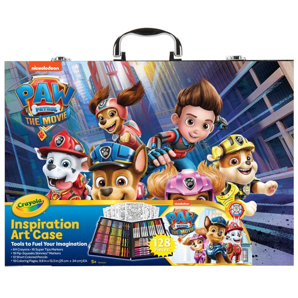 Bộ Màu Nghệ Thuật Crayola Paw Patrol Inspiration Art Case 128 Món Cho Bé