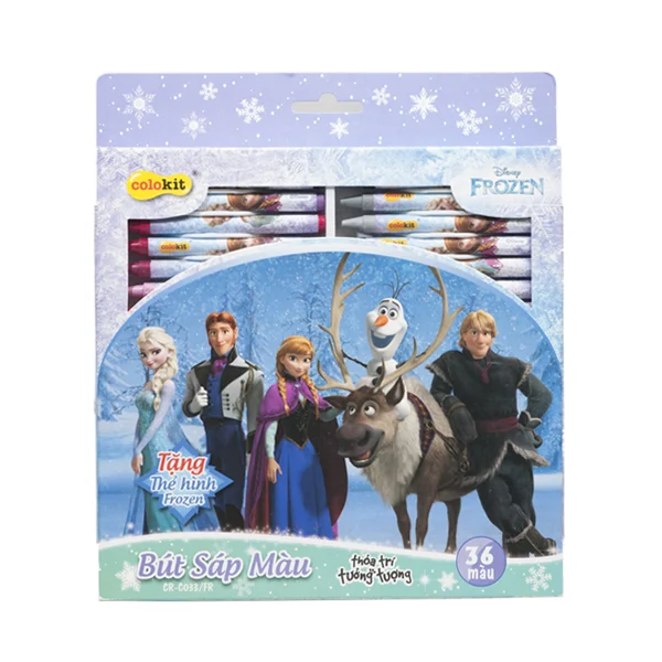 Bút Sáp Màu Colokit Disney Frozen CR-C033/FR