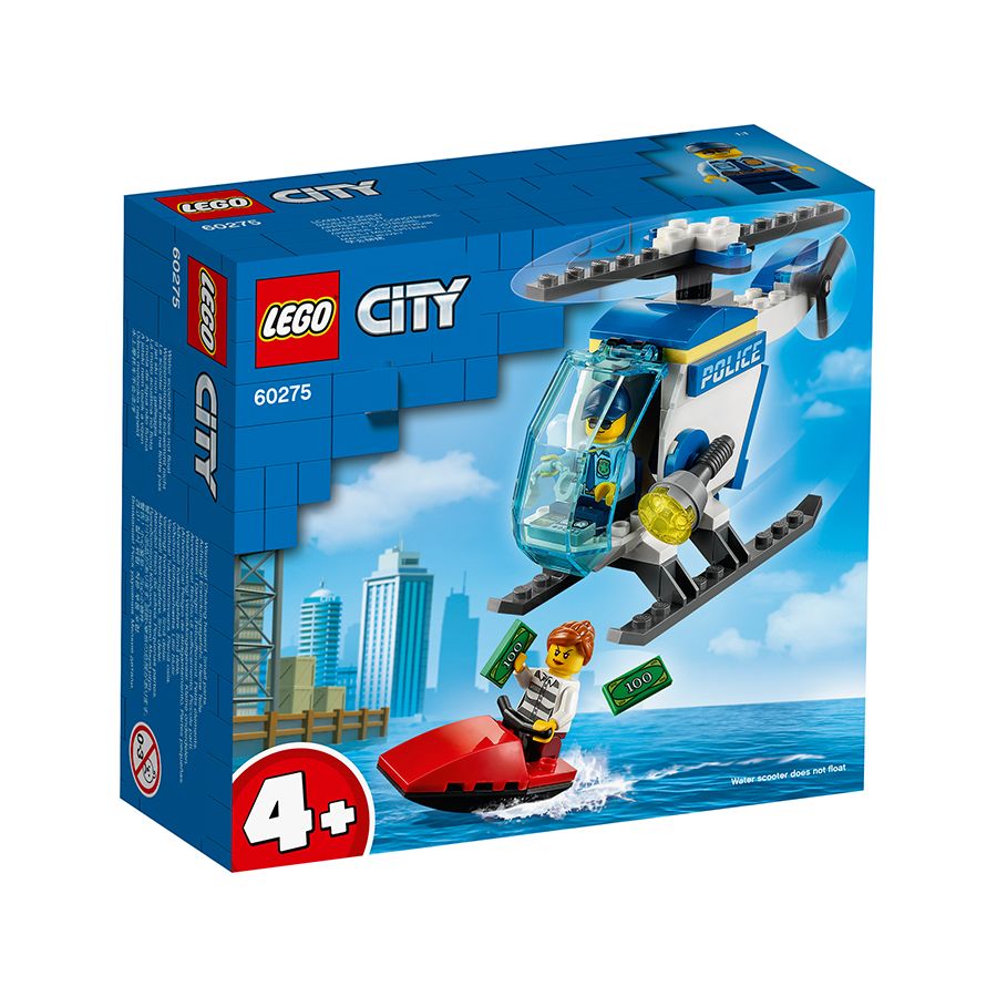 Đồ Chơi Lắp Ráp Sáng Tạo Lego City - Trực Thăng Truy Bắt Trên Biển 60275 (51 Chi tiết)