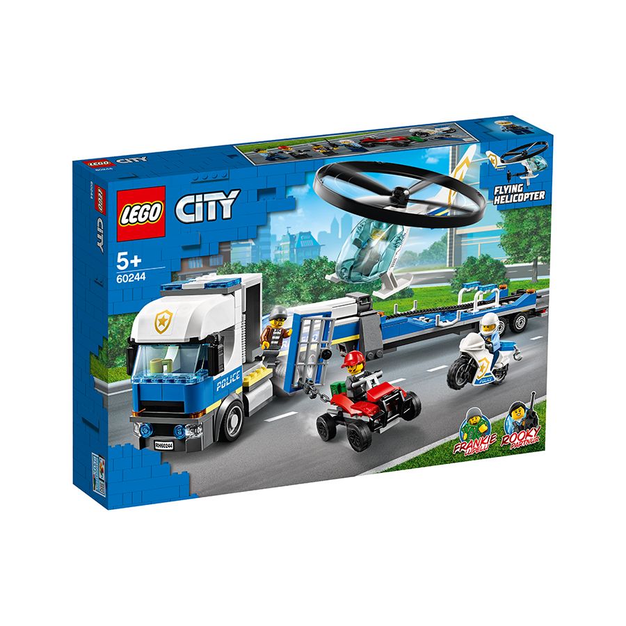 Đồ Chơi Lắp Ráp Sáng Tạo - Trực Thăng Vận Tải Cảnh Sát Lego City 60244