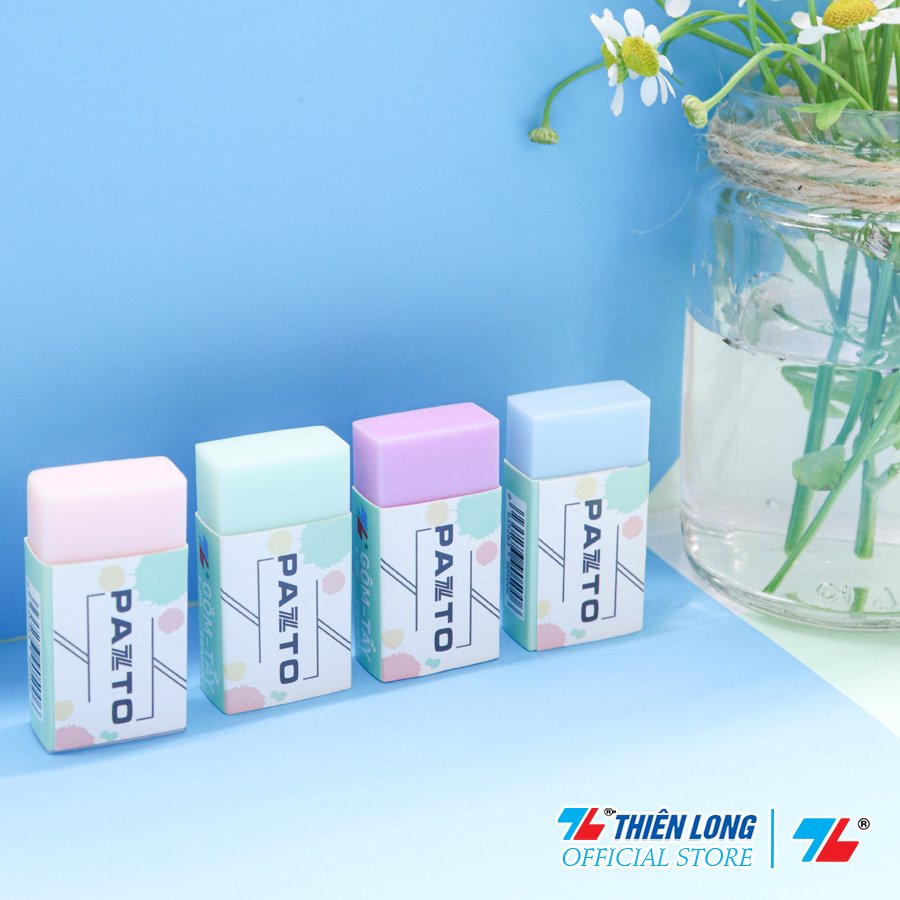 Gôm Tẩy Màu Pastel Thiên Long Pazto Không Mùi