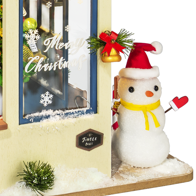 Mô Hình Lắp Ghép Nhà Búp Bê Robotime Snow House DG18 - Ngôi Nhà Tuyết